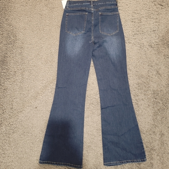 Tummy Tamer Flare Leg Jeans - Picture 2 of 4